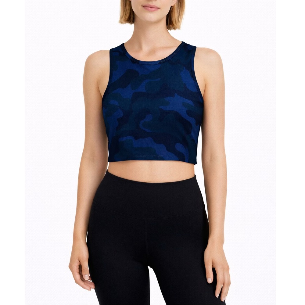 SPLITS59 Camo Sporty Bra Top